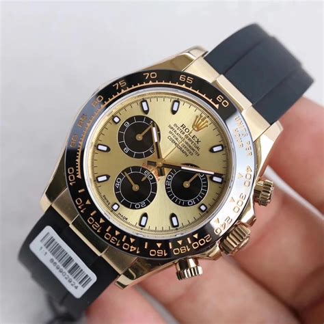 rolex daytona gold leather replica|fake rolex daytona for sale.